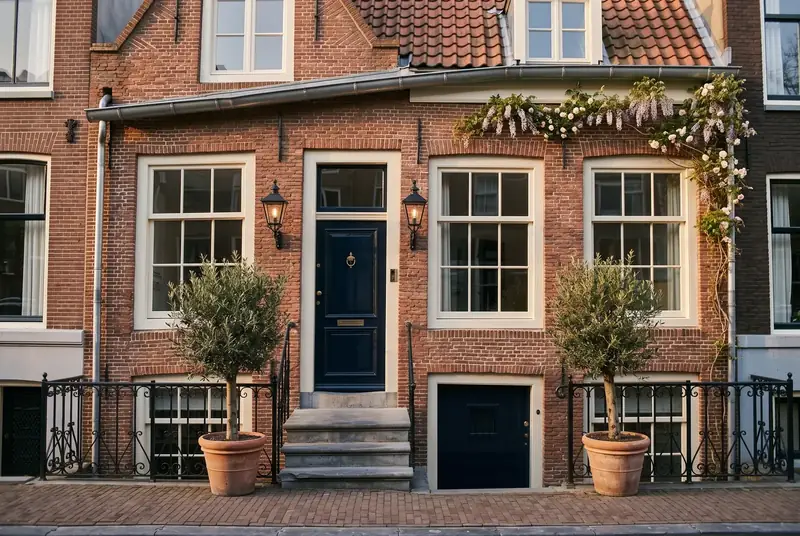 Grachtenpand, gevelrestauratie, Amsterdam, na