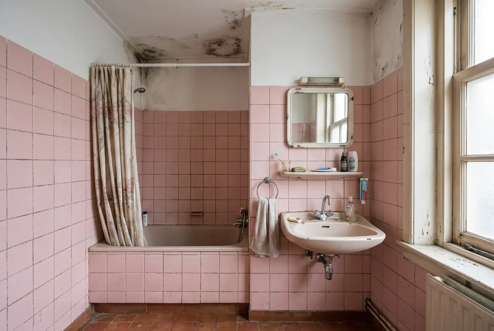 Spa-badkamer met tadelakt, voor