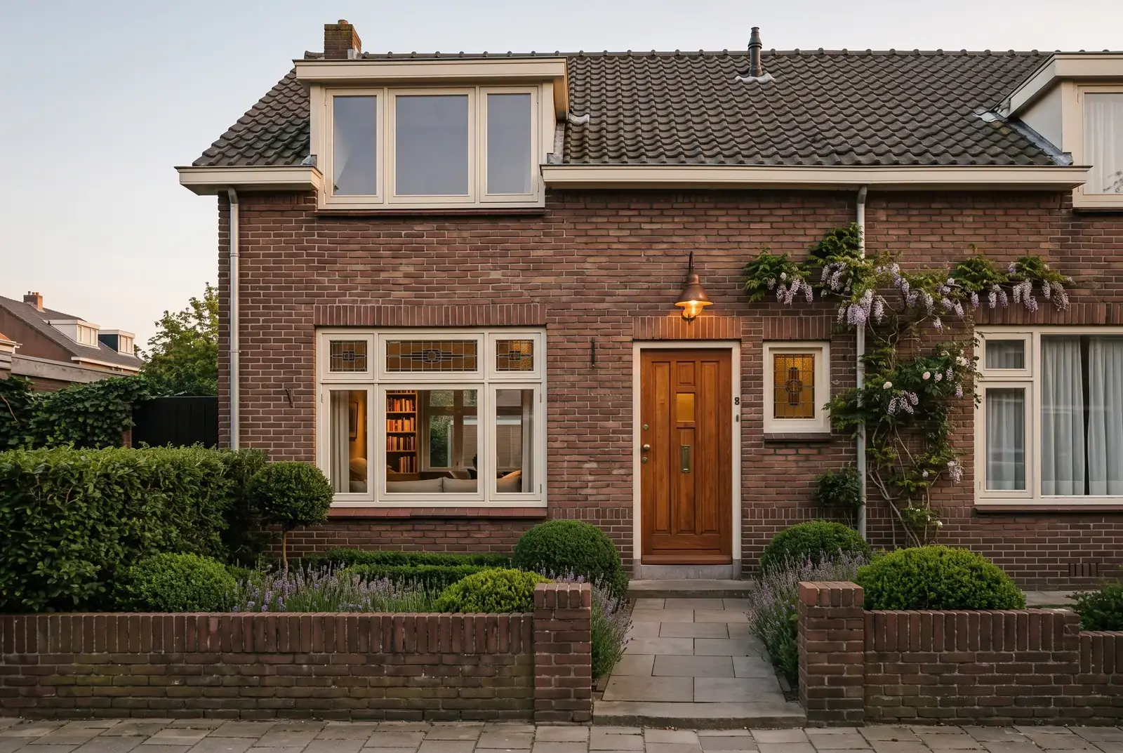 Jaren-30 woning, gevel, Nijmegen