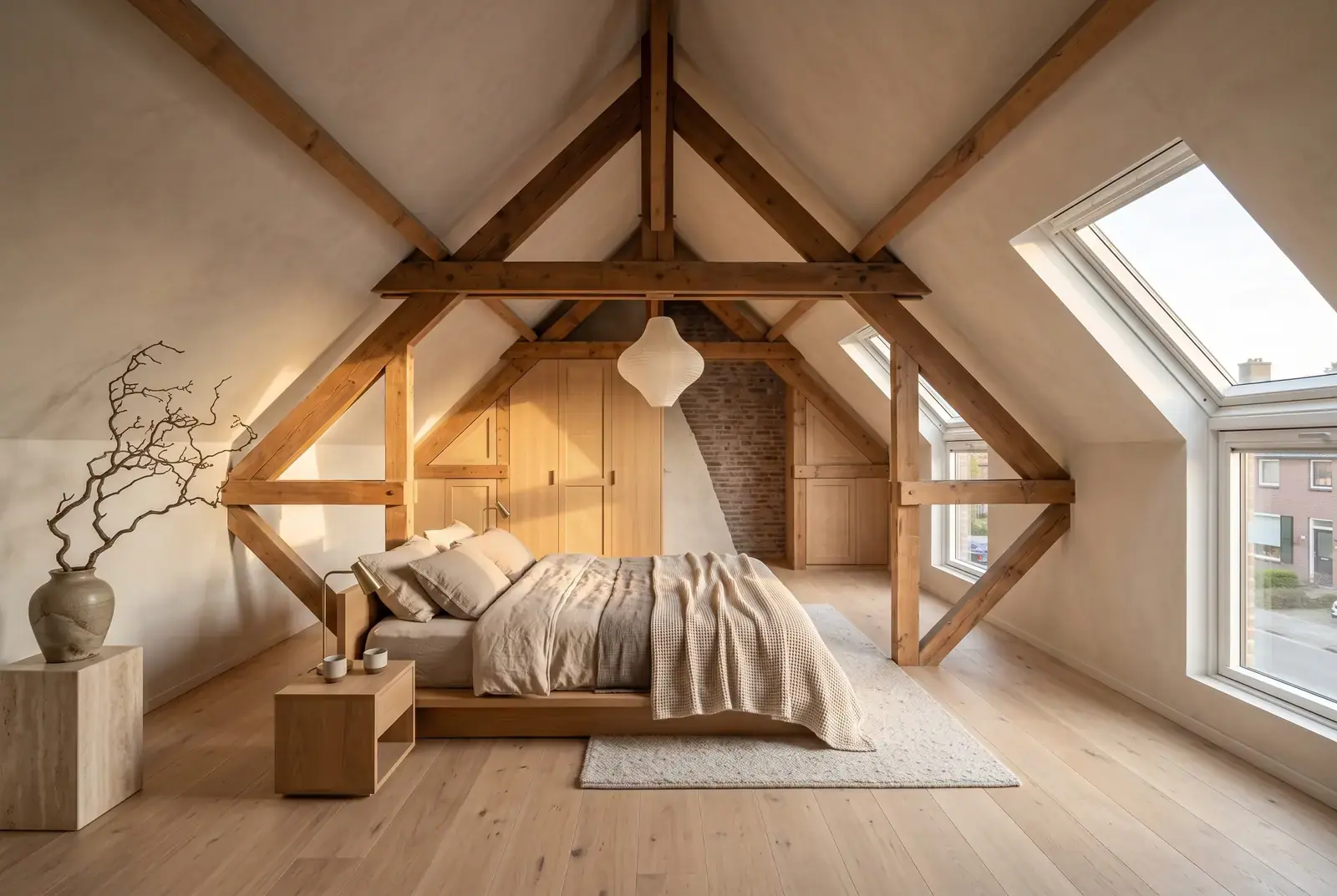Zolder wordt slaapkamer, na