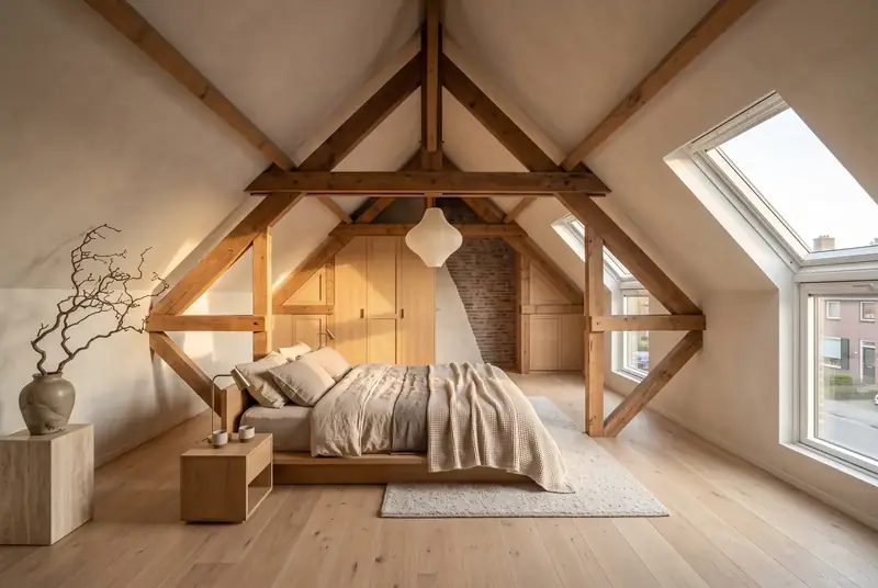 Zolder wordt slaapkamer, Nijmegen, na