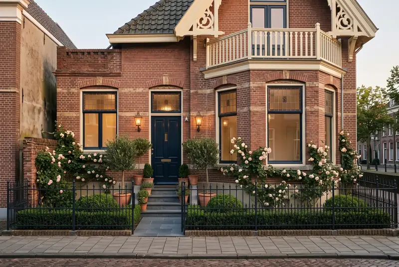 Singelwoning, gevelherstel, Breda, na