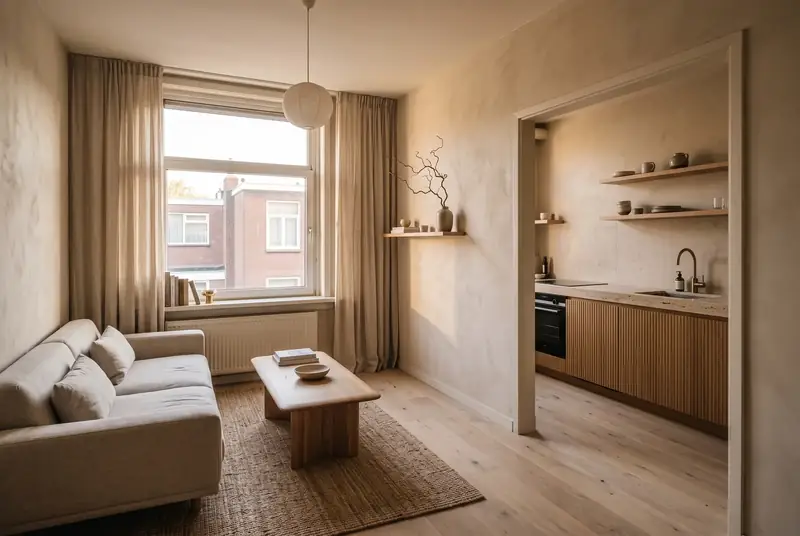 Bovenwoning Noord, open indeling, Rotterdam, na