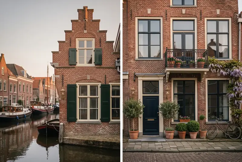 Monumentale gevel, Delft, na