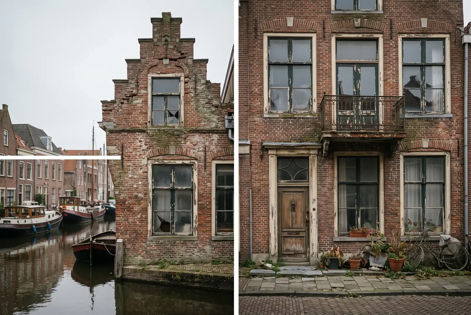Monumentale gevel, voor