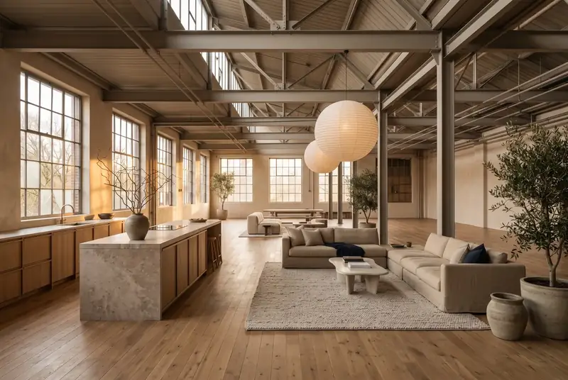 Textielfabriek wordt loft, Tilburg, na