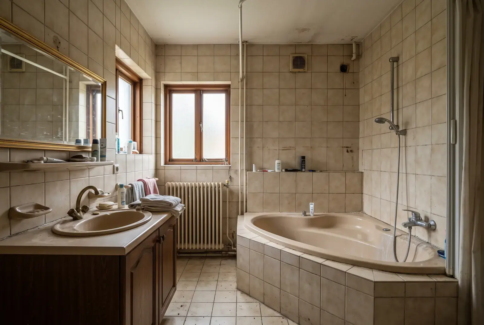 Master badkamer villa, voor
