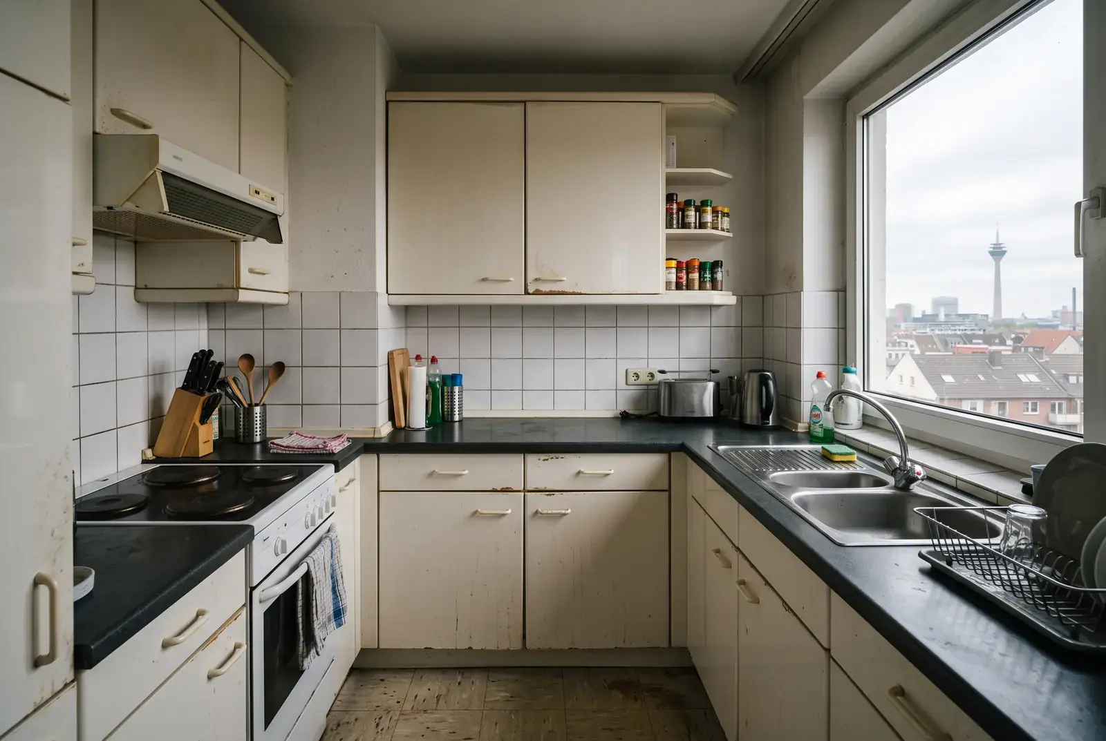 Penthouse keuken, voor